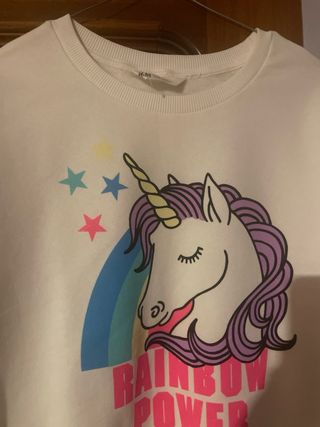 Conjunto pantalón y camiseta unicornio