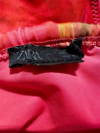 Braguita bikini cortinilla estampada Zara