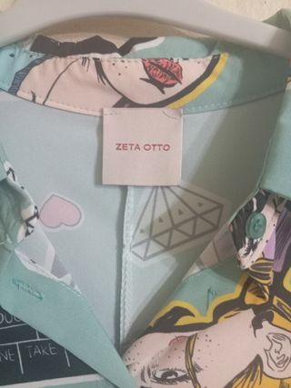 Vestido camisero estampado mujer