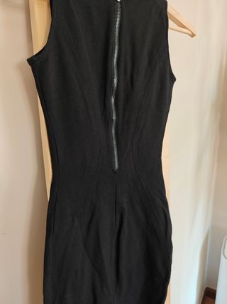 Vestido negro fiesta ajustado