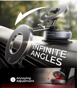 Supporto magnetico auto MRGLAS ventosa