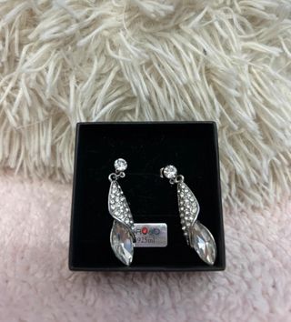 Pendientes de plata con circonitas