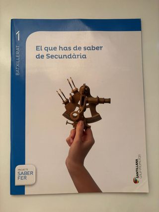 El que has de saber de Secundaria Batxillerat 1