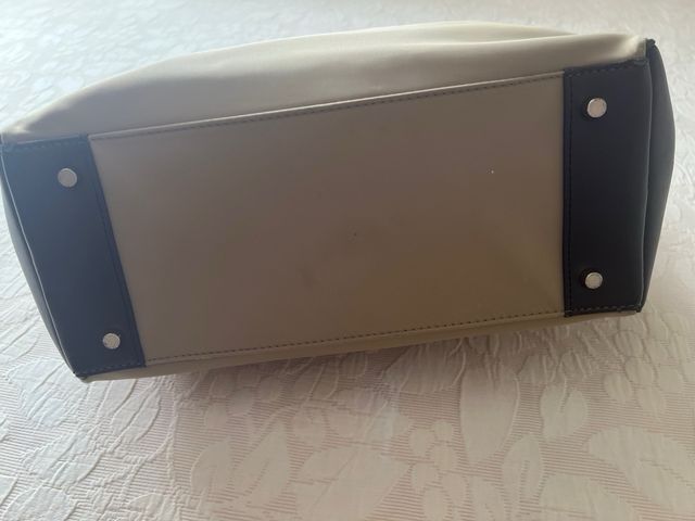 Bolso Adolfo Domínguez Beige y Marrón