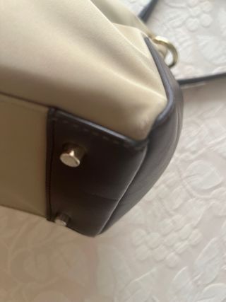 Bolso Adolfo Domínguez Beige y Marrón