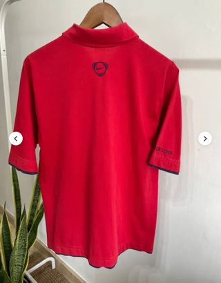 Polo FC Barcelona Vintage Nike Rojo