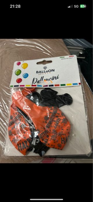 Palloncini Halloween Arancioni e Neri