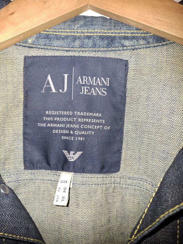 Chaqueta Vaquera Armani Jeans Talla XL