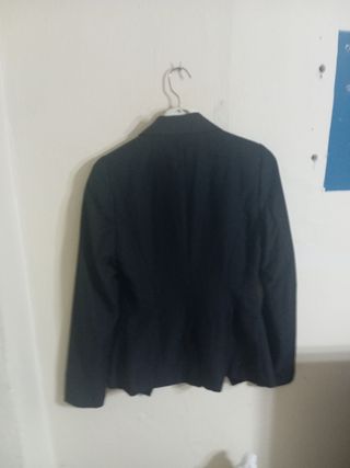 Chaqueta americana negra mujer