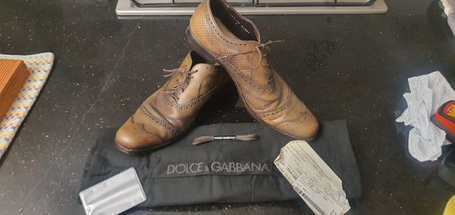 Zapatos Dolce & Gabbana Marrón Talla 43