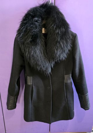 Cappotto Fracomina con collo in pelliccia
