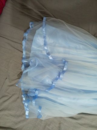 Vestido fiesta niña azul 12 años
