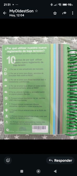 REGLAMENTO ELECTROTÉCNICO PARA BAJA TENSIÓN: RE...