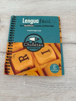 Libro Lengua fácil para bachillerato