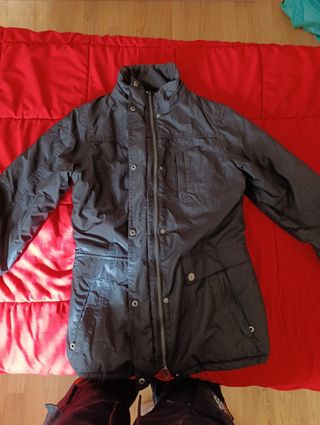 Abrigo técnico Crossfield impermeable negro