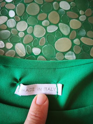 Canotta verde Made in Italy