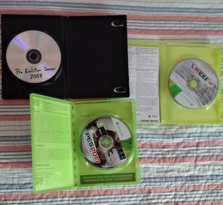 Lote Juegos Fútbol Xbox 360: PES y FIFA