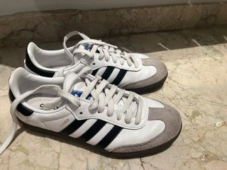 Adidas Samba Talla 38 Blancas y Negras