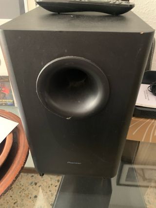 Equipo de sonido Pioneer negro