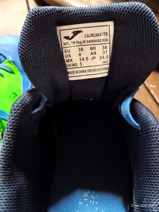 Scarpe calcetto Joma 38 blu/verde