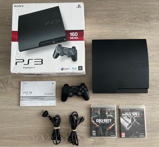 Playstation 3 Slim 160GB Negra + Juegos