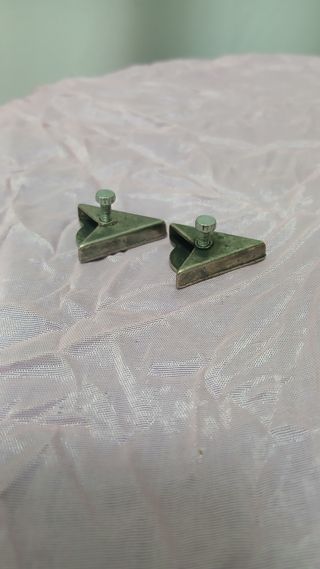 Puntas de Cuello Camisa Años 80 plateadas