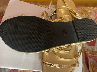 Sandali donna oro