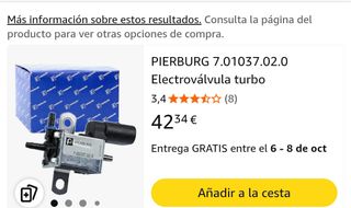 Electroválvula Pierburg 12V