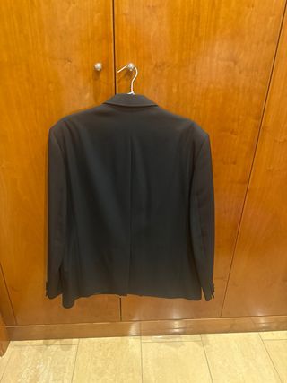 Chaqueta de vestir negra