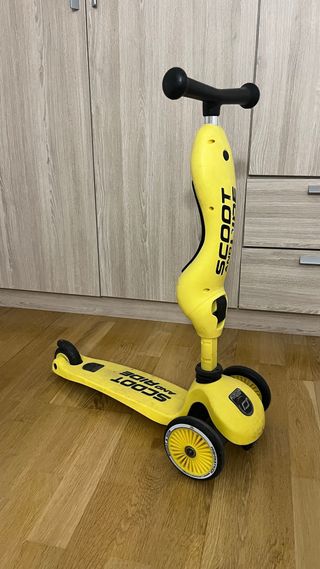 Patinete evolutivo Scoot & Ride amarillo