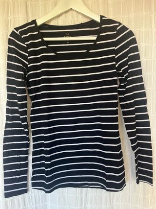 Lote de 4 Camisetas manga larga a rallas