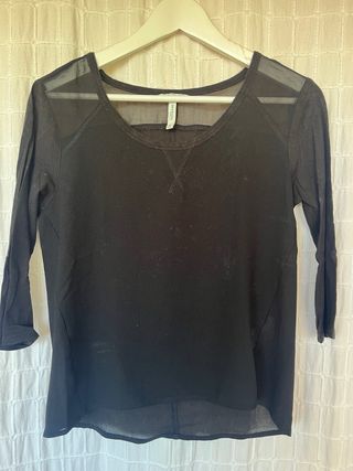 Lote de 4 Camisetas manga larga a rallas