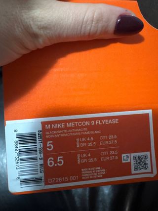 Nike Metcon 9 Scarpe Crossfit Nero Grigio