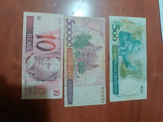 Billete 1000 Cruzados Brasil 1990