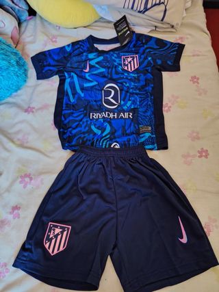 Conjunto Atlético Madrid Nike Azul Talla 18 meses