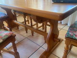 Mesa comedor Rústica + 8 sillas