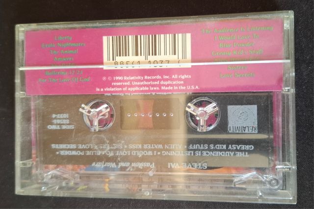 Steve Vai: Passion and Warfare (1990 cassette)