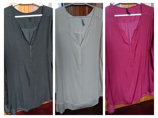 Lote BLUSAS COLORES OFERTA camisas vestidos 