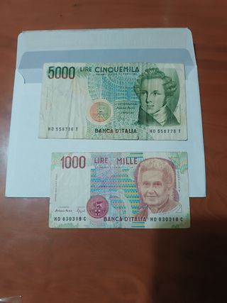 Billete antiguo mundo
