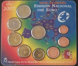 Cartera Blister Euros España 2007
