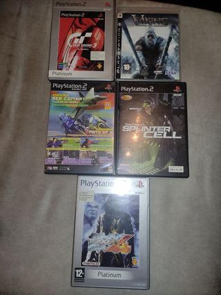 Pack 4 Videojuegos PS2: Gran Turismo 3, Ace Combat