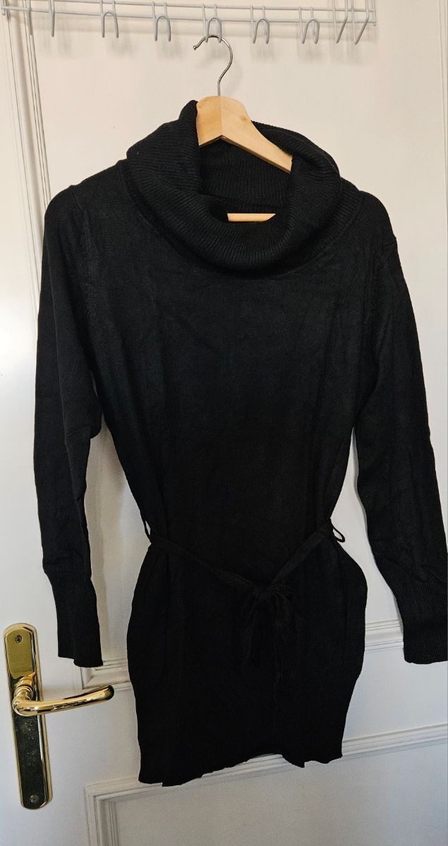 Set 2 jerséis largos cuello vuelto