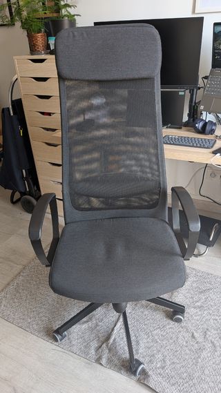 Silla Oficina Ikea Markus Gris Oscuro