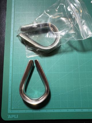 Guarda cabos inox náutica