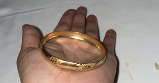 Pulsera rígida oro macizo 18k