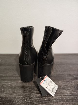 Botines Zara Negros Talla 38