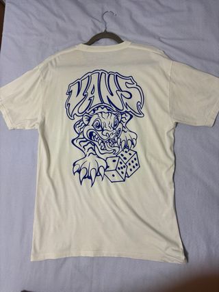 Camiseta Vans Hombre Talla L Beige