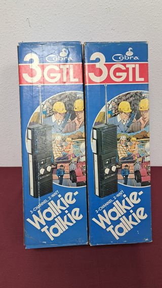 2 x Cobra 3 GTL Walkie Talkie