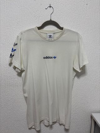 Camiseta Adidas Hombre Blanca