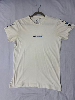 Camiseta Adidas Hombre Blanca